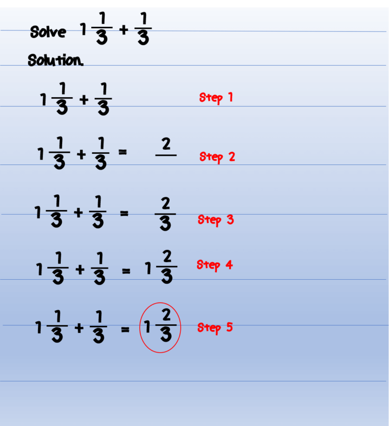 Addition and Subtraction of Similar Fractions | MATH LOVER