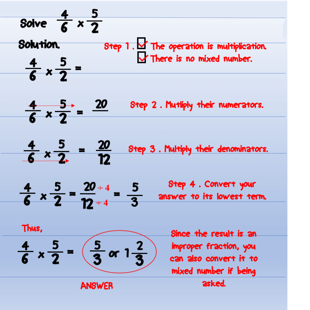 How to Multiply Fractions - Examples 2