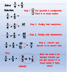 Multiplying Fractions - Examples 3