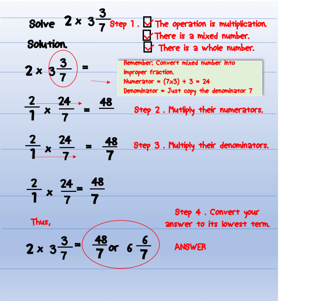 How to Multiply Fractions- Examples 8