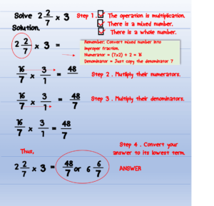 Multiplying Fractions - Examples 9