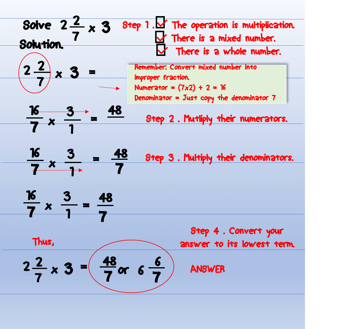 What Is A Fraction Statement